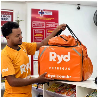 Entregador RYD na loja